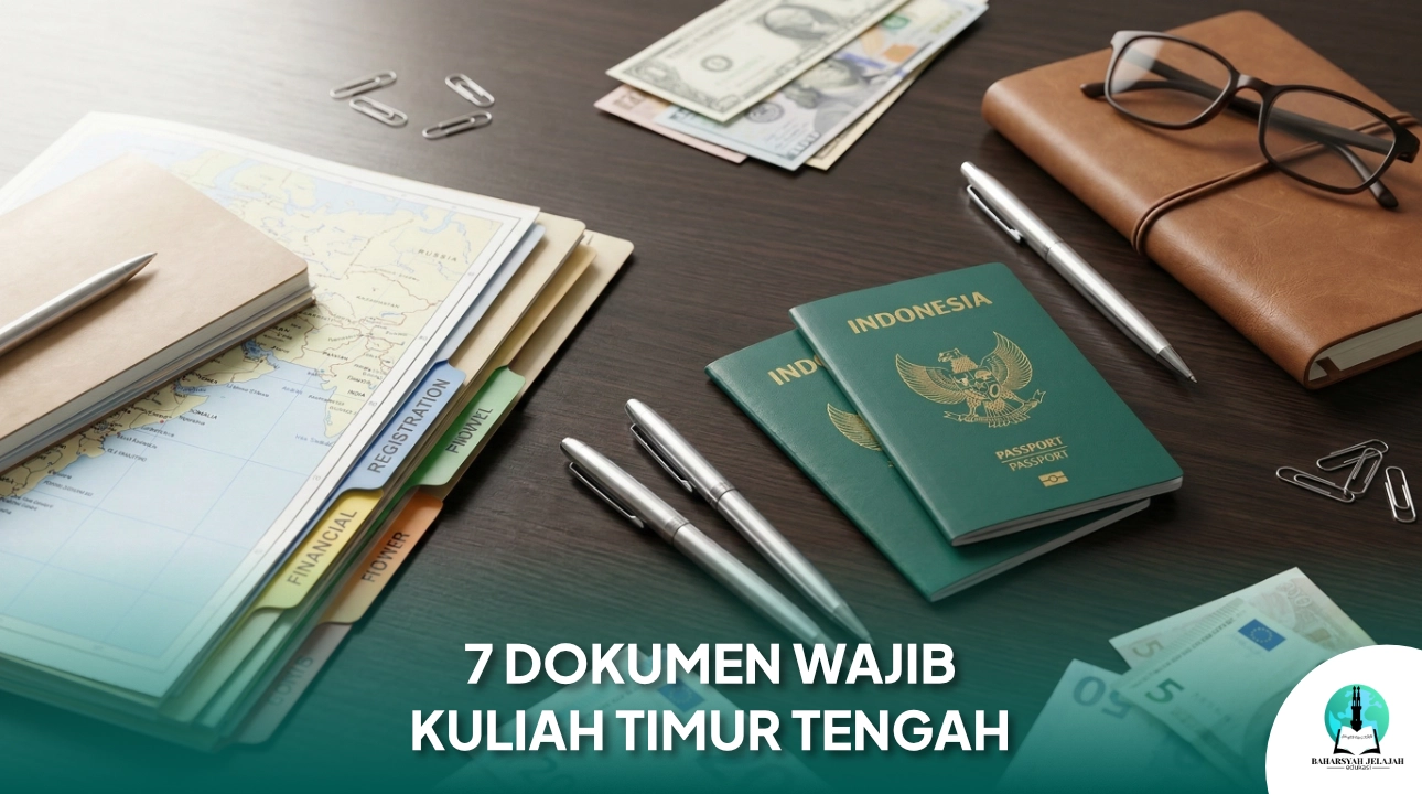 Ilustrasi 7 Dokumen Wajib yang Harus Kamu Siapkan Sebelum Kuliah ke Timur Tengah