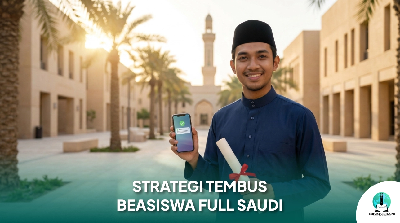Ilustrasi Cara Berburu Beasiswa Penuh di Arab Saudi: Tips Tembus Seleksi Tanpa Ribet